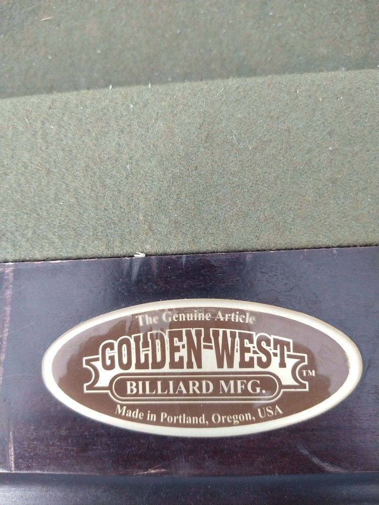 Golden West Billiard Table