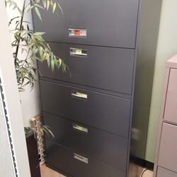5 Drawer File Cabinet 