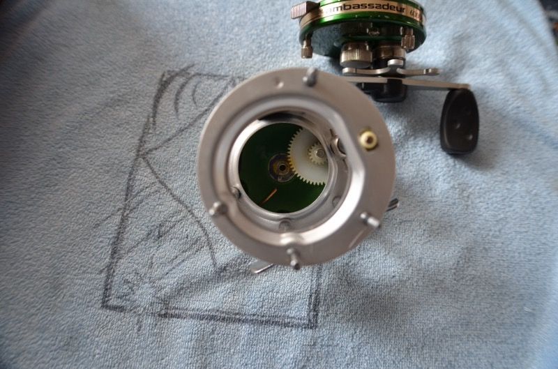 Abu Garcia ambassadeur 6000b green fishing reel