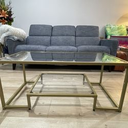 42”inch Glass Rectangle Coffee Table For Sale!