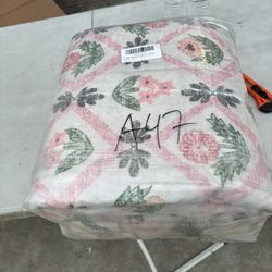 YIHOUSE Pink 6X9 Floral Area Rug