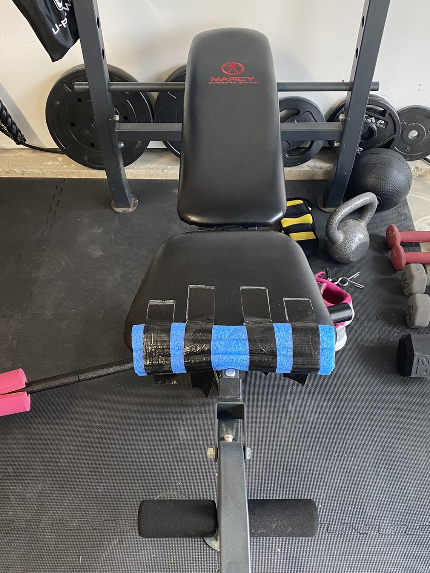Marcy Leg Extension/barbell Press Machine