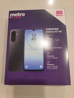 Samsung Galaxy A17 5G - 128GB |
Metro by T-Mobile