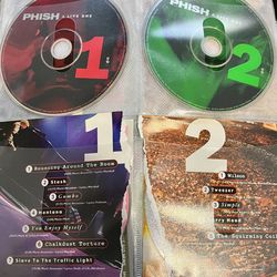Phish, Soulhat, widespread panic And Allgood 8cd collection. Great collection of songs. Includes 8CDs and album notes and art. No plastic gem boxes. I