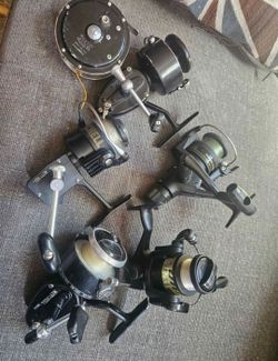 Collection of (6) vintage & Modern Fishing Reels (Classic Spinning & Fly-Fishing models)