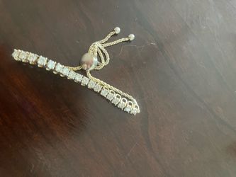 Moissanite 5 carat bolo bracelet