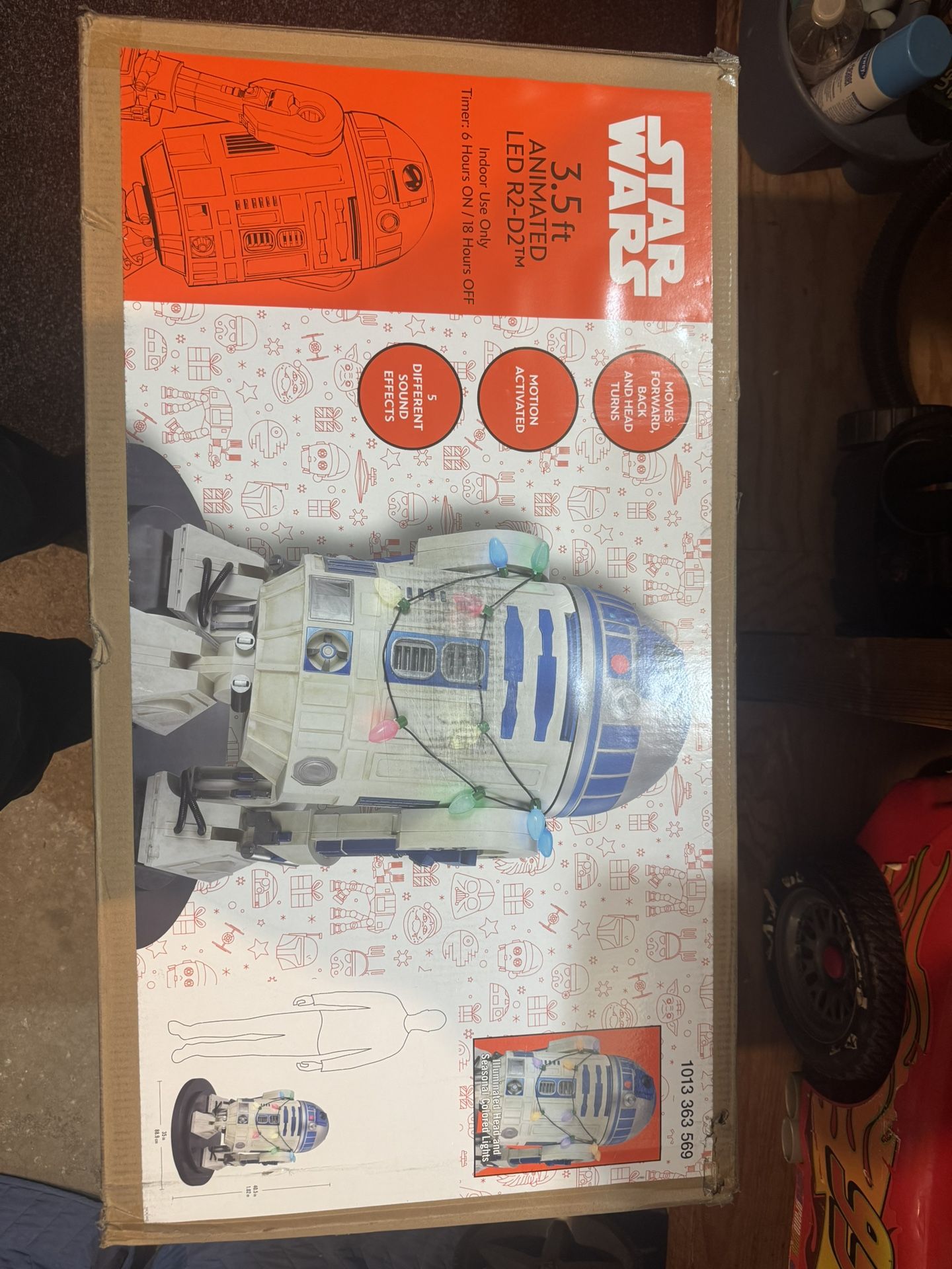 (Offer) 3.5 fr R2D2 Animated LED Christmas Decoration