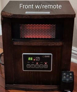 Soleil Infrared Cabinet Space Heater + Remote — $75 OBO