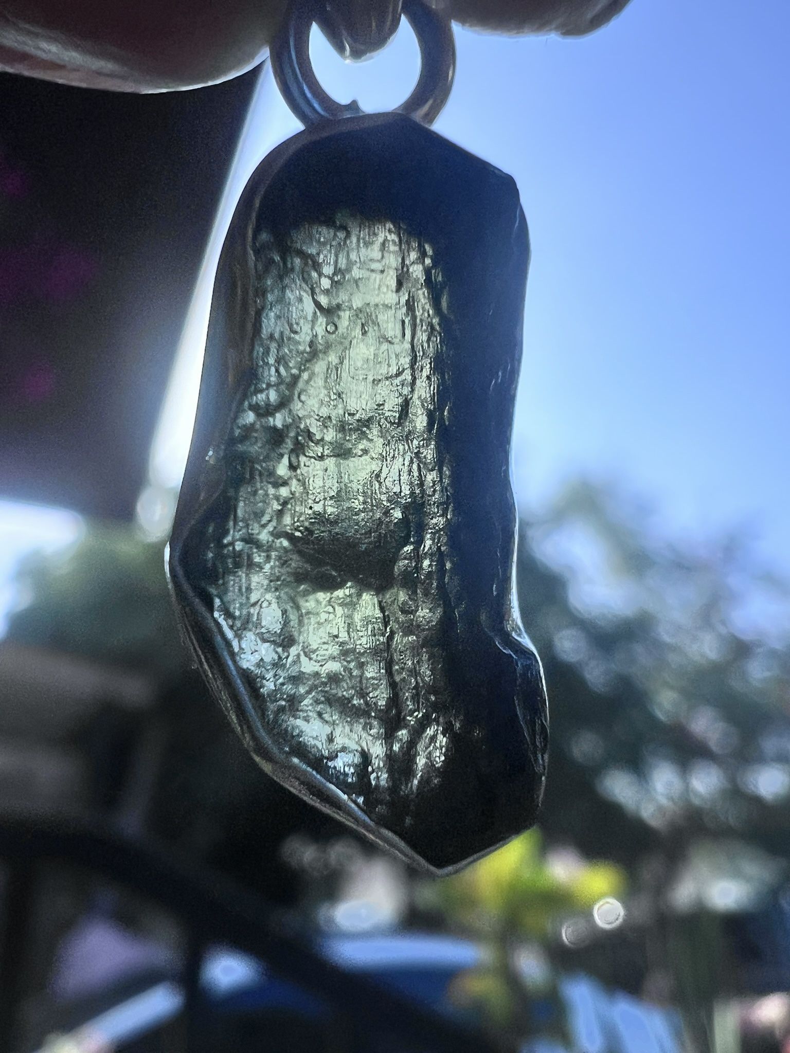Moldavite Tektite (crystal)