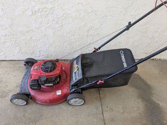 Troy-Bilt Gas Push Lawn Mower with Bag