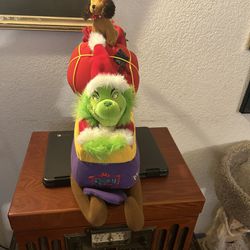 Beverly Hills Teddy Bear Co The Grinch Animated Signing Plush Stuffed Animal Toy