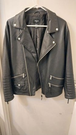 Forever 21 Mens Faux Leather Moto Jacket