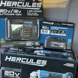 HERCULES 20V Grinder Battery and Charger