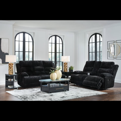 🖤🔥 BLACK VELVET POWER RECLINING SET – LUXURY YOU CAN FEEL! 🔥🖤