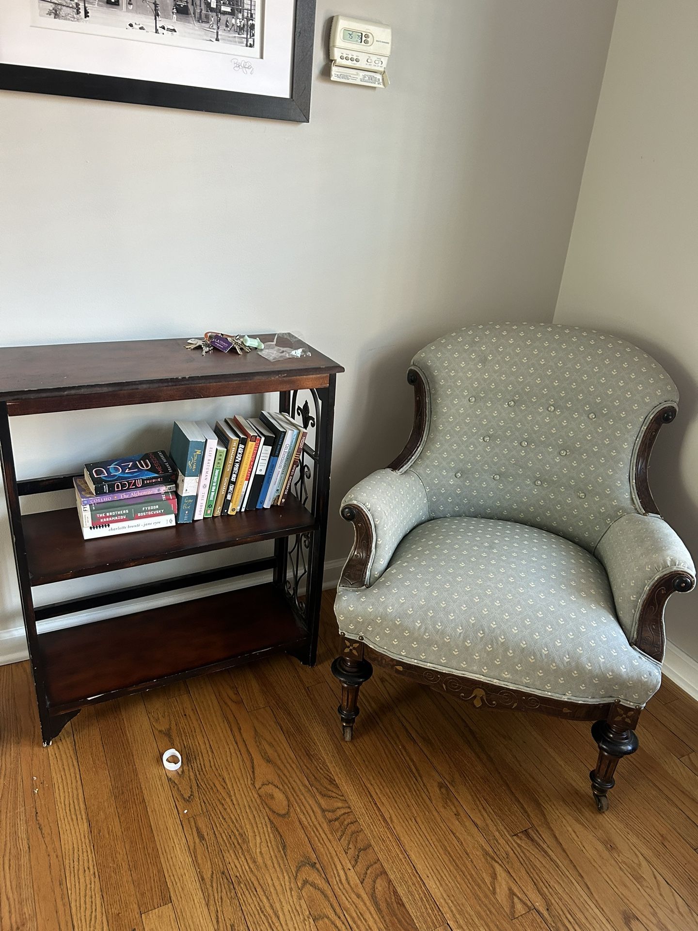 Antique Blue Armchair