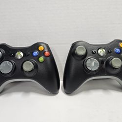 Xbox 360 Wireless OEM Controllers Black (Price For Each)