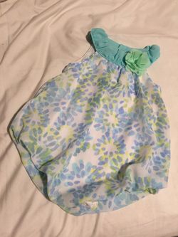 Baby girl dressy romper 6-9 months