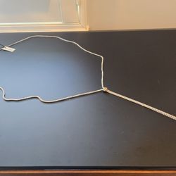 Elegant Adjustable Necklace With Brilliant Crystals