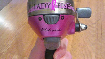 Shakespeare Lady Fish Breast Cancer Awareness fishing pole for Sale in  Cincinnati, OH - OfferUp