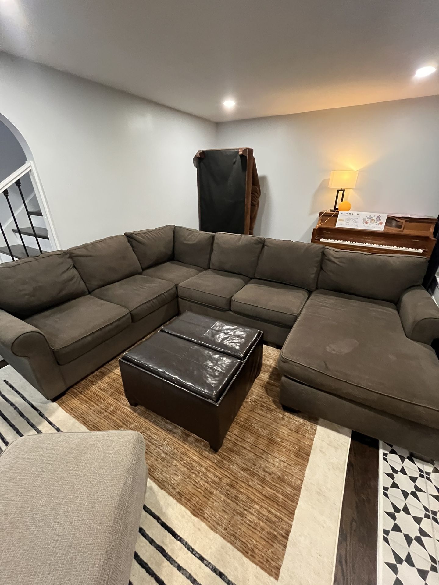 Large Gray Sectional
