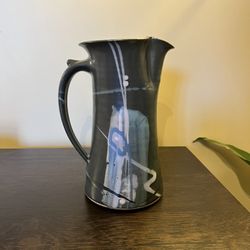Mark Chamberlain Hand Thrown Studio Pottery Pitcher