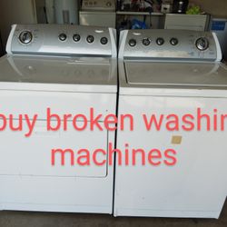 I buy broken washing machines