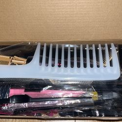 goiple electric hot comb hair straightener 
