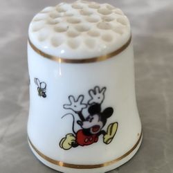 NE The First Disney Characters Thimble Collection Mickey Mouse Bees