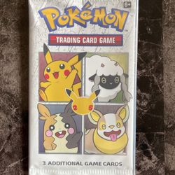 POKÉMON UNOPENED PACKS INCLUDING 3 FOIL OF CARDS VIA GENERAL MILLS 25th ANNIVERSARY
