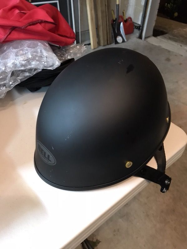 Bell half shell motorcycle helmet size medium
