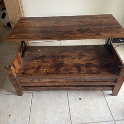 Expandable Pop-Up Wooden Table