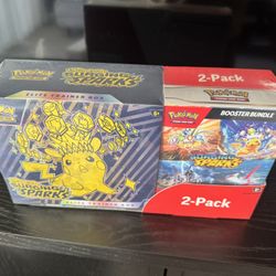 Surging Sparks Etb And Booster Bundle