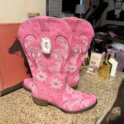 Pink Cowboy Boots 8 1/2