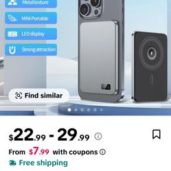 Magnetic Wireless Charger Power Bank