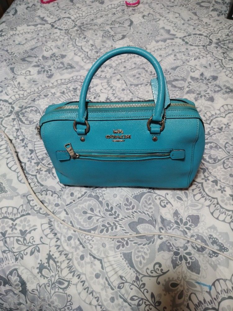 Rowan Turquoise Coach Bag