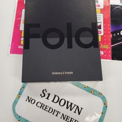 Samsung Galaxy Z Fold 4 5G - Pay $1 DOWN AVAILABLE - NO CREDIT NEEDED