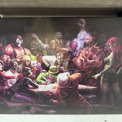 Dc villains Canvas Poster 