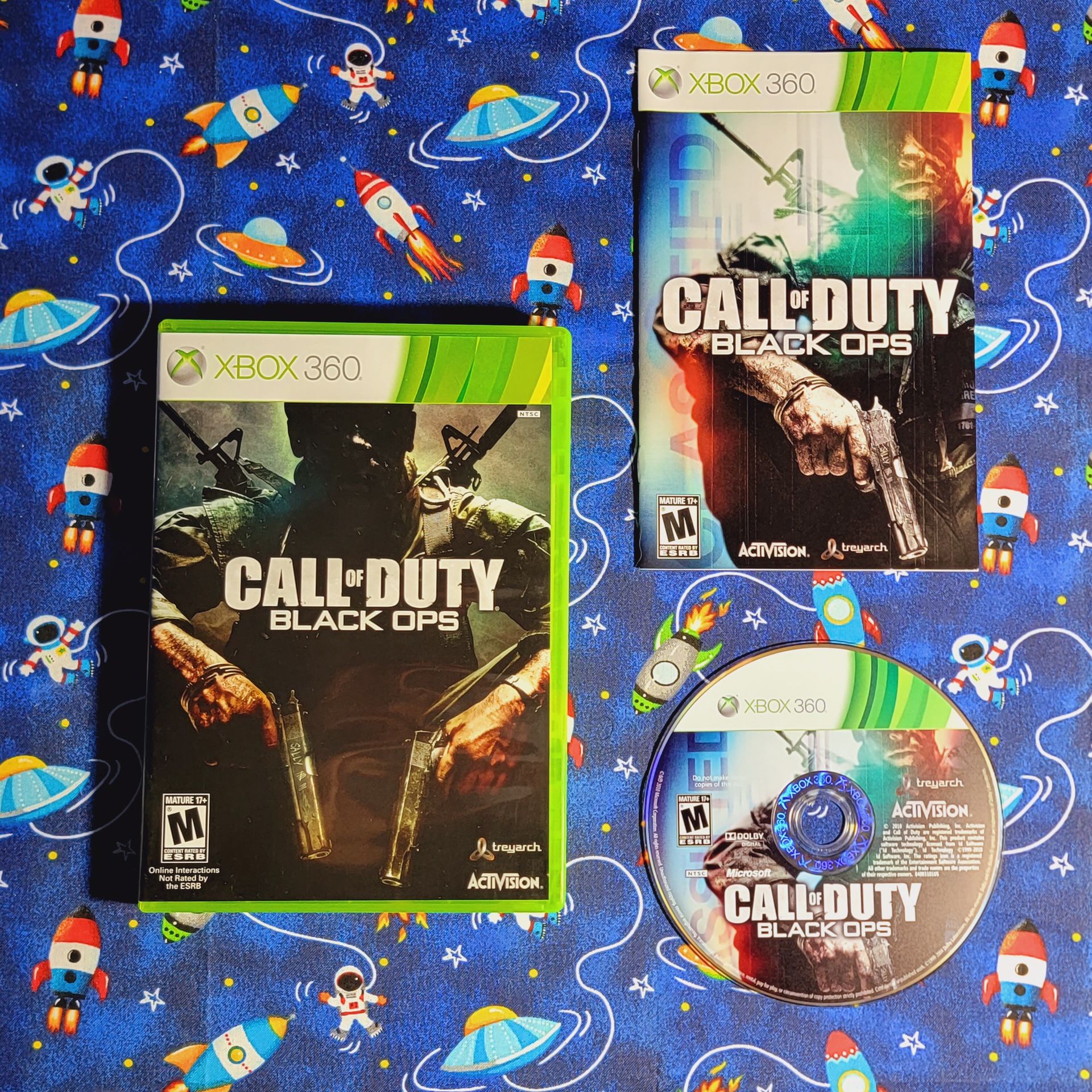Call Of Duty Black Ops Microsoft Xbox 360 Complete CIB Clean