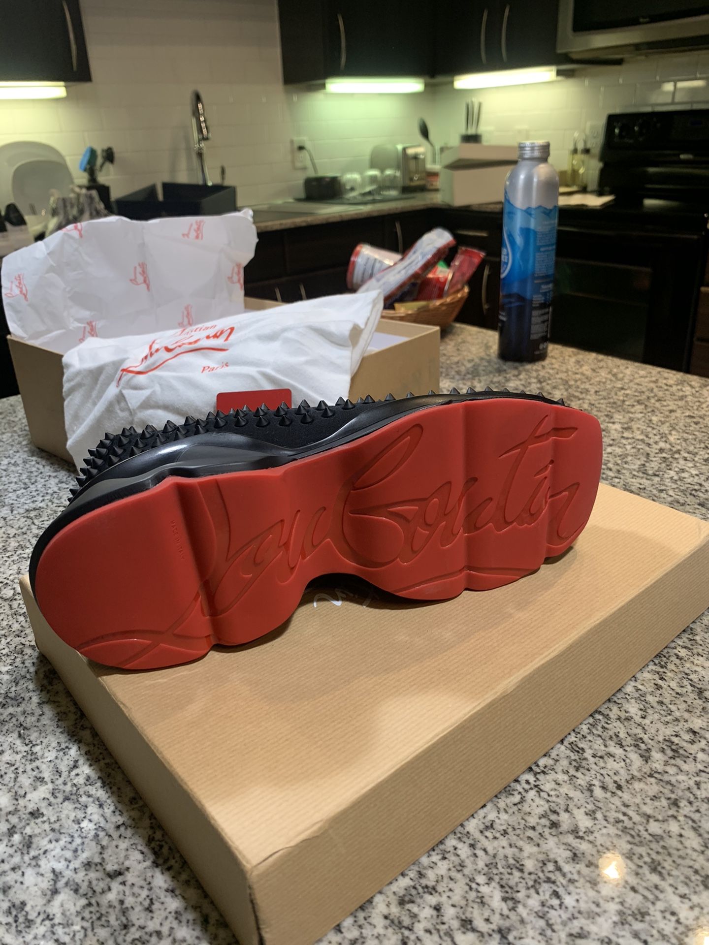 Christian Louboutin Authentic Spike Sneakers
