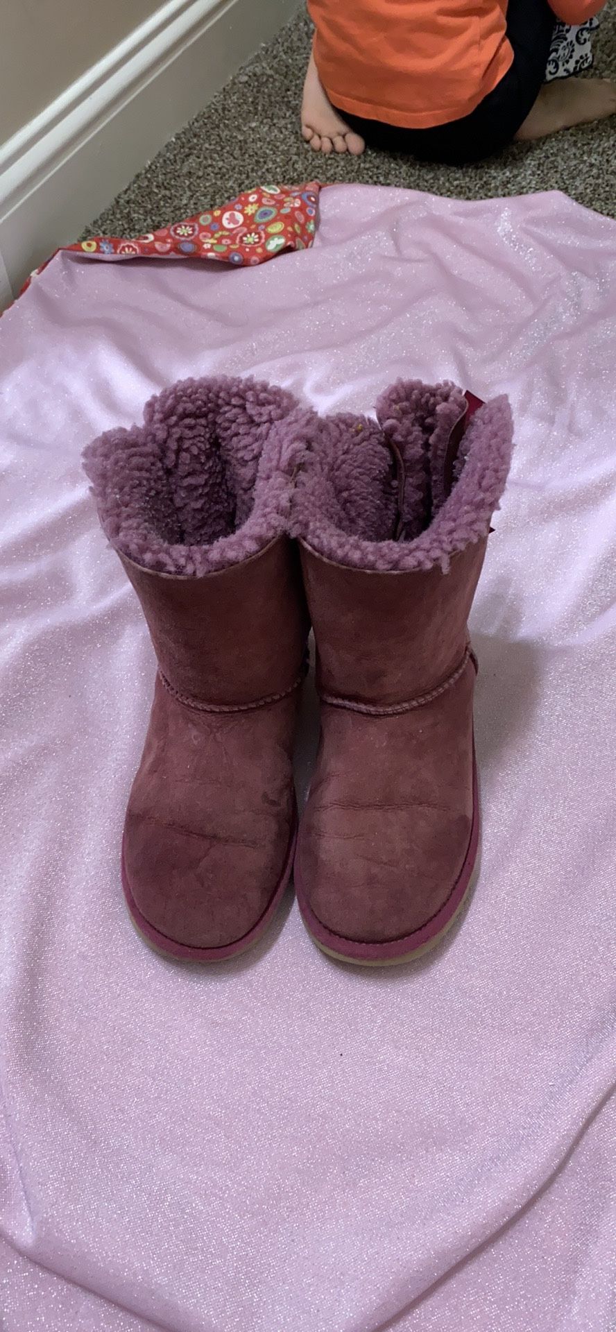 Pink Ugg Boot Size 5