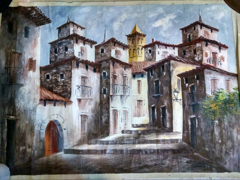 G. Munar canvas oil painting