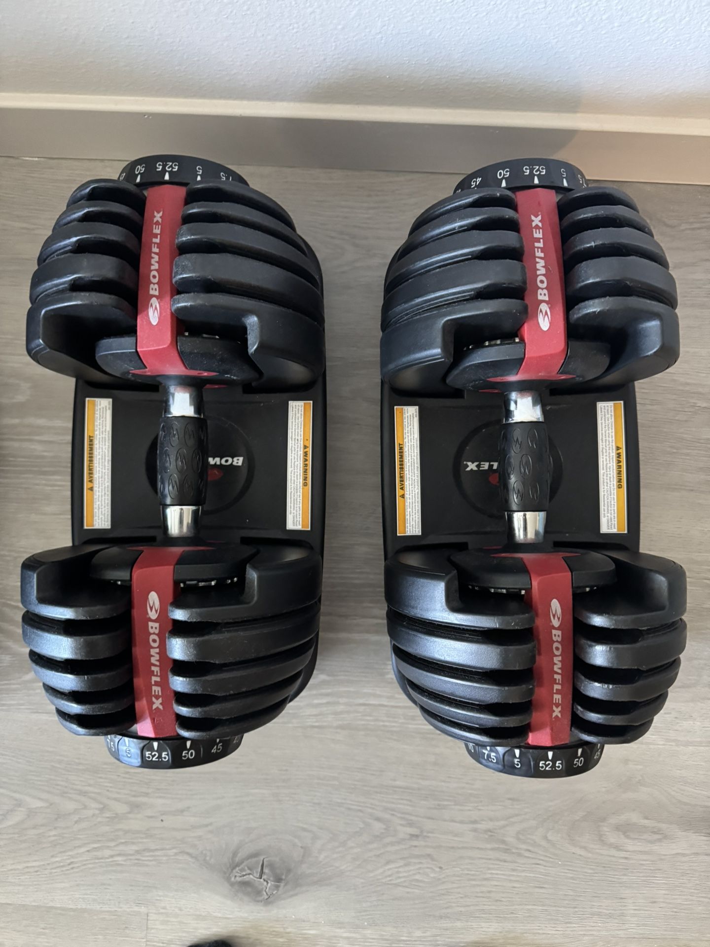 552 Select Heavy Duty Adjustable Dumbbell Set