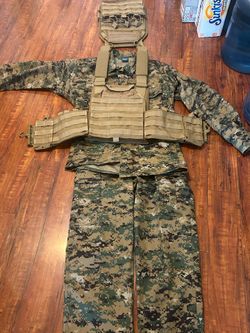 Airsoft woodland marines kit