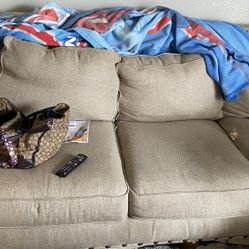 Free, matching couch, loveseat, ottoman