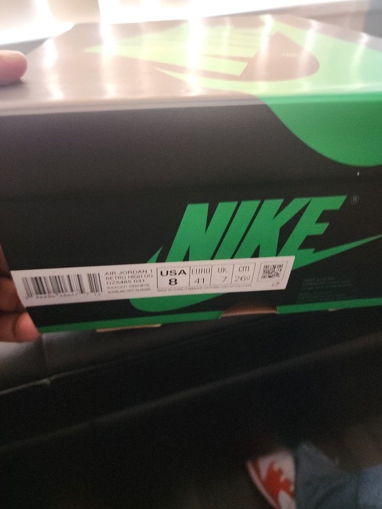 Jordan 1 Lucky Green