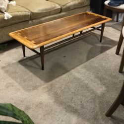 Mid Century Coffee Table USA Lane Solid wood