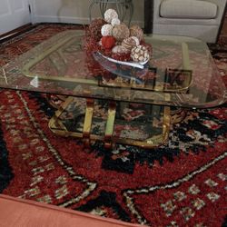 Glass Top Coffee Table 
