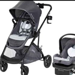 Baby Stroller With Car Seat Travel System 