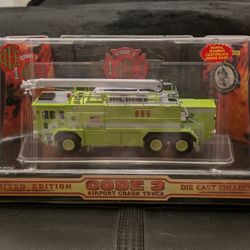 Limited Edition Die Cast Collectible Fire Truck 