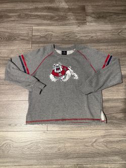 Colosseum Women’s Fresno State Bulldogs Crewneck Sweatshirt Gray